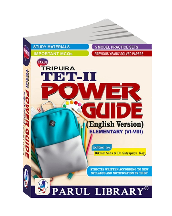 Parul Tripura TET-II Power Guide (English Version, Elementary VI-VIII) | Parul Library