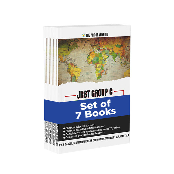 Study Materials for JRBT Group - C (Set of 7 Books) | The Art of Winning